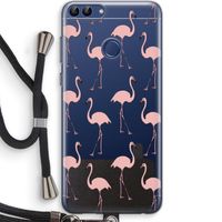 Anything Flamingoes: Huawei P Smart (2018) Transparant Hoesje met koord