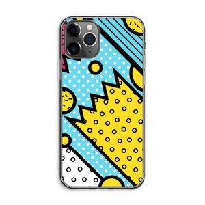 Pop Art #1: iPhone 11 Pro Max Transparant Hoesje