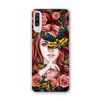 Lady Moth: Samsung Galaxy A70 Transparant Hoesje