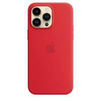 iPhone 14 Pro Max Apple Siliconen Hoesje met MagSafe MPTR3ZM/A - Rood - thumbnail