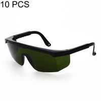 10 stuks Laser bescherming bril bril werkt beschermende bril (donkergroen)
