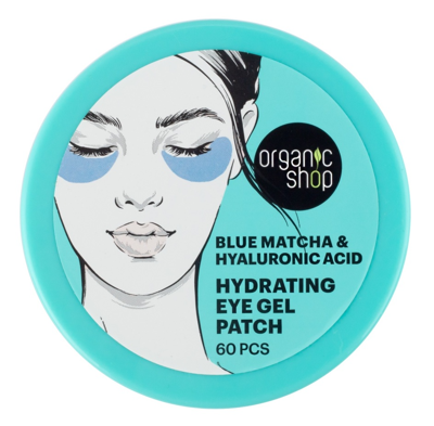 Organic Shop Blue Matcha & Hyaluronic Acid Hydrating Eye Gel Patch