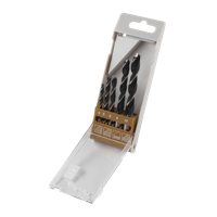 Wolfcraft Houtspiraalboren | Sort. | In box | Ø4-10mm | 5 stuks - 8458000 Wolfcraft Houtspiraalboren | Sort. | In box | Ø4-10mm | 5 stuks - 8458000