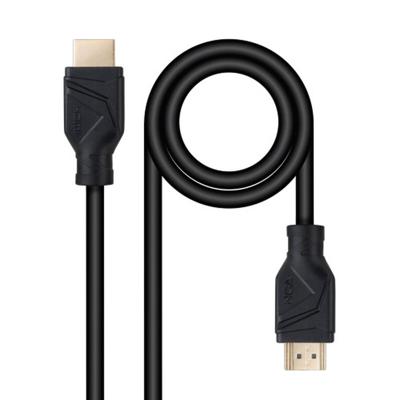 DVI-kabel NANOCABLE 10.15.8300 50 cm Zwart