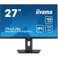 iiyama ProLite XUB2793QSU-B6 LED display 68,6 cm (27") 2560 x 1440 Pixels Quad HD Zwart - thumbnail