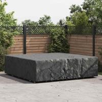 Hoes voor tuinmeubelen Zwart 260 x 260 x 90 cm 210D