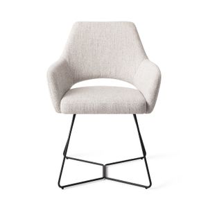Jesper Home Yanai eetkamerstoel Pigeon beehive black