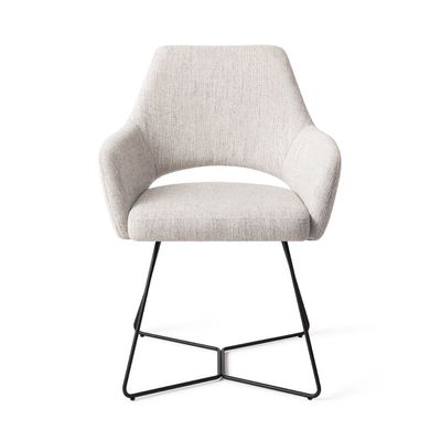 Jesper Home Yanai eetkamerstoel Pigeon beehive black