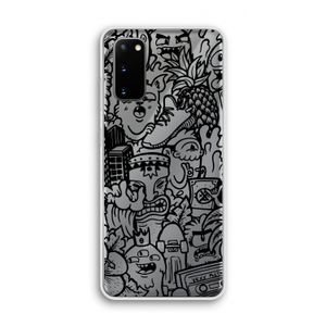 Vexx Black Mixtape: Samsung Galaxy S20 Transparant Hoesje