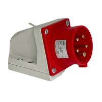 GP CEE 5P/32A/400V opb wcd rood met pennen - 6315177