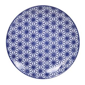 Gebaksbord Sterrenmotief - Nippon Blue - Tokyo Design Studio - 16 x 2 cm