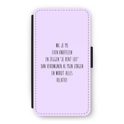 Relatief: iPhone 11 Pro Flip Hoesje