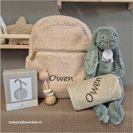 Jollein Babycadeauset Luiertas Rugzak Boucle - Naturel