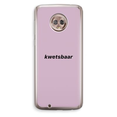 kwetsbaar: Motorola Moto G6 Transparant Hoesje