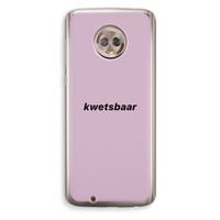 kwetsbaar: Motorola Moto G6 Transparant Hoesje