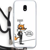 GSM secure: Samsung Galaxy J3 (2017) Transparant Hoesje met koord