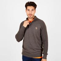 Heren Trui Oldehove - Dark Taupe Melange
