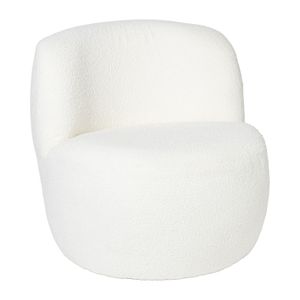 Teddy fauteuil - wit - ø73.5x71.5 cm