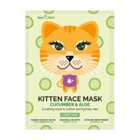 Kitten sheet face mask cucumber & aloe