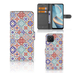 OPPO Reno4 Z Bookcase Tiles Color