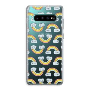 Regenboog: Samsung Galaxy S10 Plus Transparant Hoesje