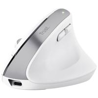 Trust BAYO+ Muis Bluetooth Optisch Wit 6 Toetsen 2400 dpi Geïntegreerd scrollwiel