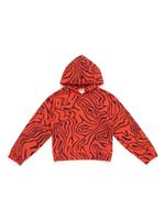 Marcelo Burlon County Of Milan Kids hoodie AOP à imprimé graphique - Orange - thumbnail