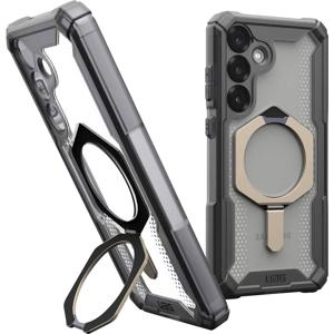 Urban Armor Gear Plasma XTE Outdoor telefoonhoes Samsung Galaxy S25 Transparant, Titaan Inductieve lading, Met standfunctie, Stootbestendig