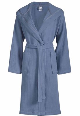 Van Dyck badjas denim biologisch katoen - unisex-xl