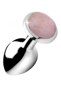 Gemstones Rose Quartz Gem Medium Anal Plug