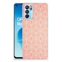 OPPO Reno 6 5G TPU bumper Pattern Orange