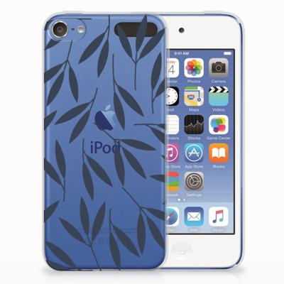 Apple iPod Touch 5 | 6 | TPU Case | Leaves Blue