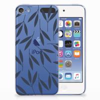 Apple iPod Touch 5 | 6 | TPU Case | Leaves Blue