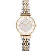 Horlogeband Armani AR2076 Staal Bi-Color 14mm