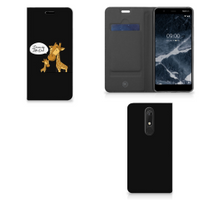 Nokia 5.1 (2018) Magnet Case Giraffe