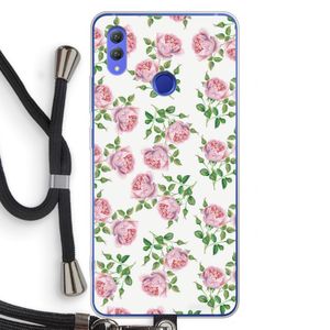 Kleine roosjes: Honor Note 10 Transparant Hoesje met koord