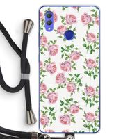 Kleine roosjes: Honor Note 10 Transparant Hoesje met koord