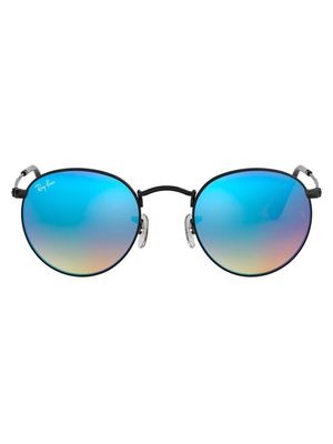 Ray-Ban lunettes de soleil à monture ronde - Bleu