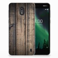 Nokia 2 | Bumper Hoesje | Steigerhout