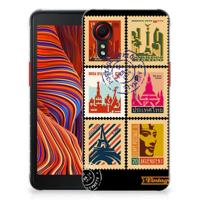 Samsung Galaxy Xcover 5 | Silliconen Back Cover | Postzegels