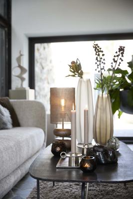 Light & Living TafellampDanialo hout met bruin 50cm - 1885552