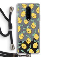 Citroenen: OnePlus 8 Transparant Hoesje met koord