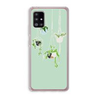 Hang In There: Samsung Galaxy A51 5G Transparant Hoesje