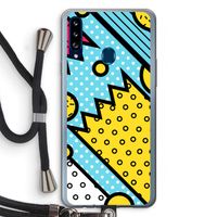 Pop Art #1: Samsung Galaxy A20s Transparant Hoesje met koord