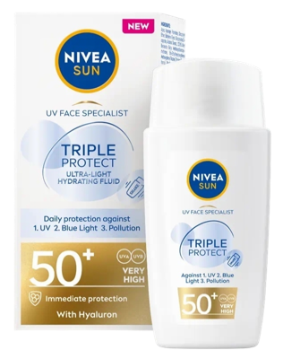 Nivea Sun Triple Protect SPF50+ Zonnebrandcrème