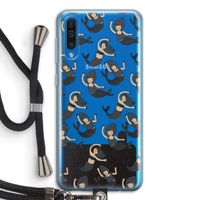 Zeemeermin: Samsung Galaxy A50 Transparant Hoesje met koord