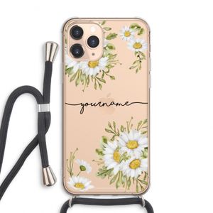 Daisies: iPhone 11 Pro Max Transparant Hoesje met koord