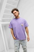 Fearless Blood Cross T-Shirt Heren Paars - Maat M - Kleur: Paars | Soccerfanshop