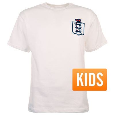 Engeland Retro Voetbalshirt - Kinderen