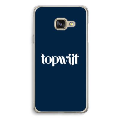 Topwijf Navy: Samsung A3 (2017) Transparant Hoesje